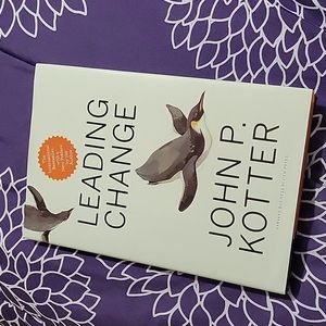 Leading Change hardcover book by John Kotter